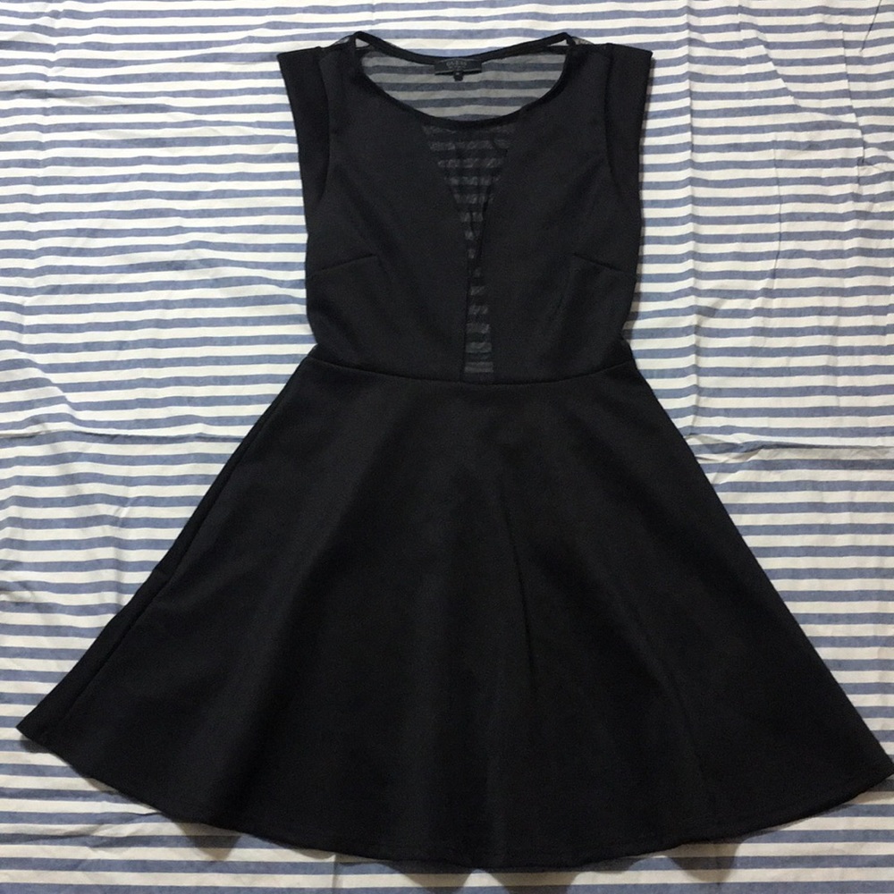 Guess Black Skater Dress